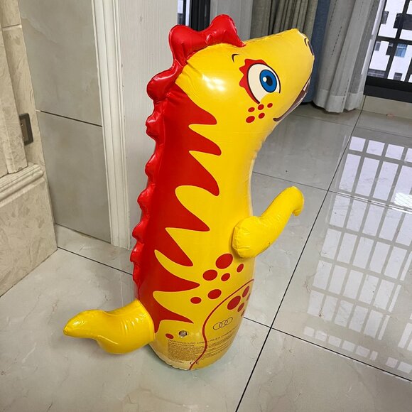 Tumbler Boxing Inflatable Dinosaur Punching Bag Boys Games Sport Toys Kid's Gift - Picture 3 of 7